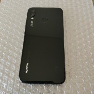 ファーウェイ(HUAWEI)の【美品】HUAWEI P20 lite ガラスフィルム付き(スマートフォン本体)