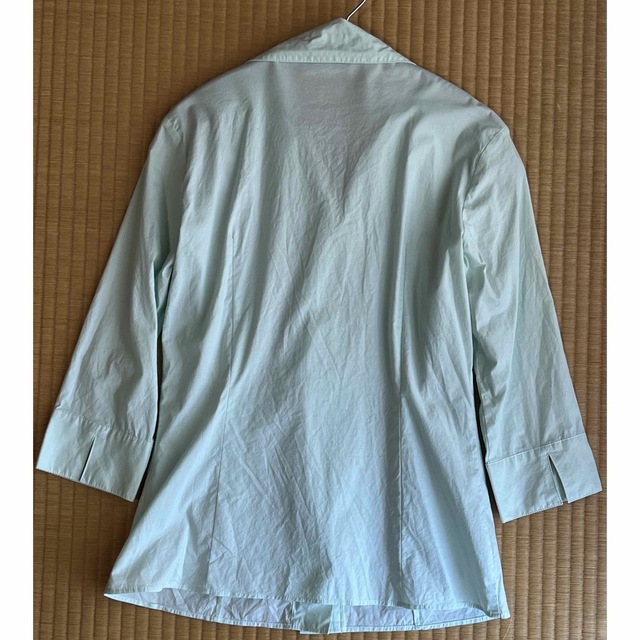 PROPORTION BODY DRESSING(プロポーションボディドレッシング)の七分袖シャツ　ミントグリーン レディースのトップス(シャツ/ブラウス(長袖/七分))の商品写真