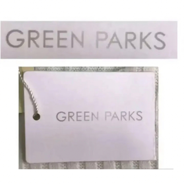 green parks(グリーンパークス)の【未使用品】女性F《GREEN PARKS》（ビスチェ付き）ワンピース レディースのワンピース(ひざ丈ワンピース)の商品写真