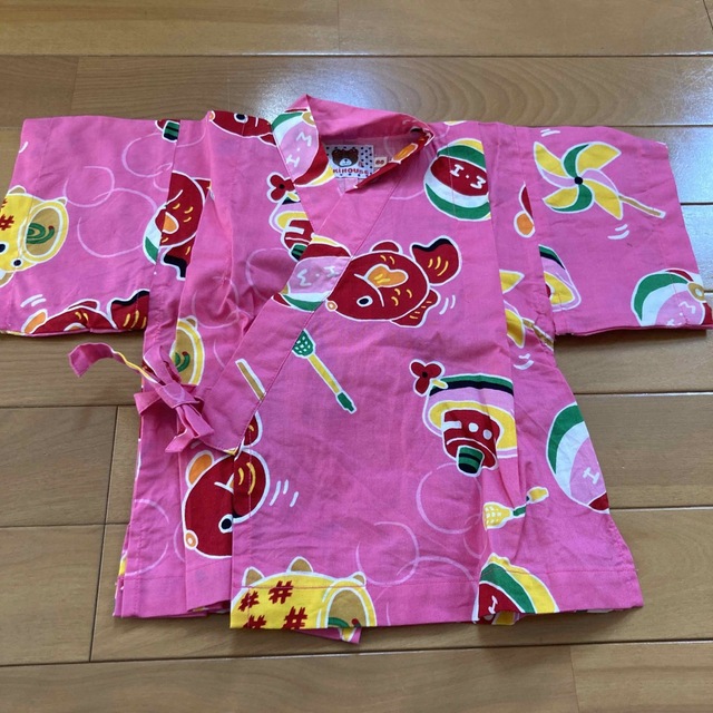 mikihouse miki house 甚平 上のみ 金魚ピンク【80】の通販 by ぴあん|ミキハウスならラクマ 甚平の上のみ商品