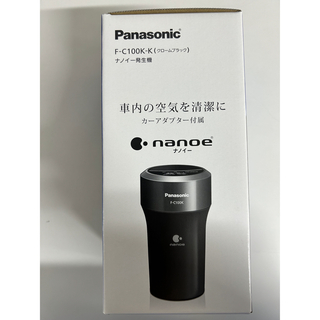 パナソニック(Panasonic)のpanasonicナノイー発生器 車載用 クロームブラック  f-c100k-k(その他)