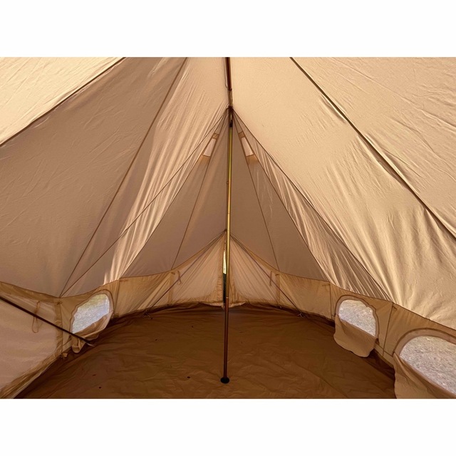 Cozy house bell tent 10人用大型屋外用防水コットンキャンバスオールシーズンズキャンプテント - 1
