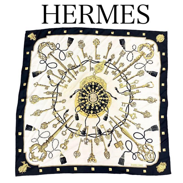 エルメス HERMES カレ 90 スカーフ レディース - バンダナ/スカーフ