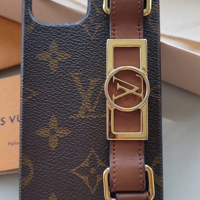 LOUIS VUITTON(ルイヴィトン)のルイヴィトン　スマホケース　バンパー　ドーフィーヌ スマホ/家電/カメラのスマホアクセサリー(iPhoneケース)の商品写真