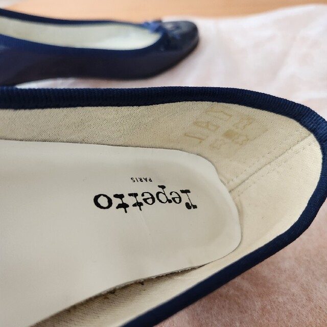 repetto(レペット)のrepetto　バレエシューズ　カミーユ　36 ネイビー　美品 レディースの靴/シューズ(ハイヒール/パンプス)の商品写真