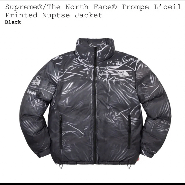 柔らかな質感の Supreme - Supreme The Nuptse Printed Face North