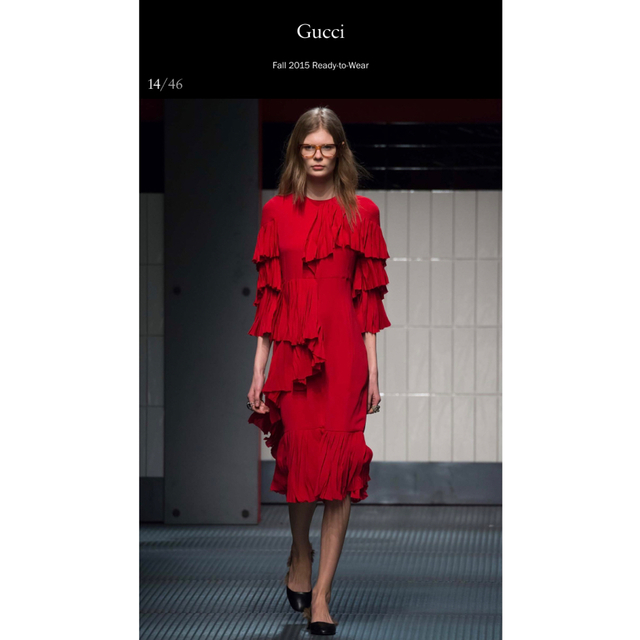 Gucci(グッチ)のＧＵＣＣＩグッチ　アレッサンドロ・ミケーレドレス レディースのワンピース(ひざ丈ワンピース)の商品写真