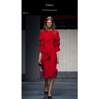 グッチ(Gucci)のＧＵＣＣＩグッチ　アレッサンドロ・ミケーレドレス(ひざ丈ワンピース)