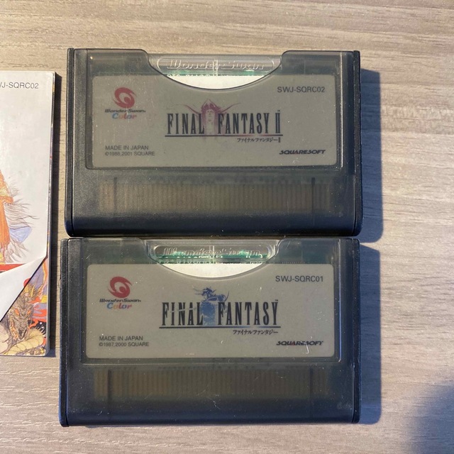 SQUARE ENIX(スクウェアエニックス)のWonderSwan Color Final Fantasy 1&2 エンタメ/ホビーのゲームソフト/ゲーム機本体(携帯用ゲームソフト)の商品写真