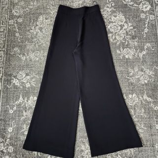 CHANEL シャネル08P ココボタン シルクワイドパンツ 美品