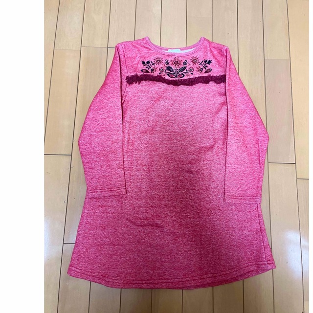 GU(ジーユー)の便利です！GUワンピース130！これからの季節 キッズ/ベビー/マタニティのキッズ服女の子用(90cm~)(ワンピース)の商品写真