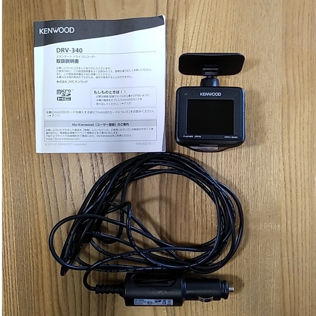 KENWOOD(ケンウッド)のドライブレコーダー　KENWOOD　DRV-340 自動車/バイクの自動車(車内アクセサリ)の商品写真