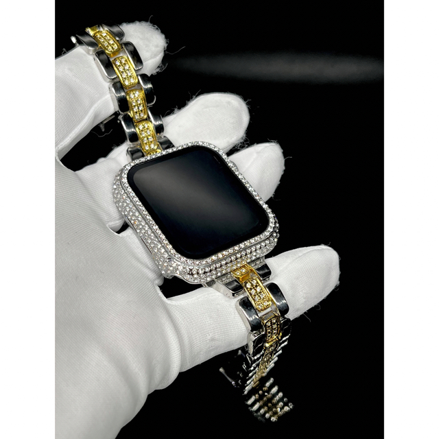 アップルウォッチバンド ベルト Apple Watch ケース　センタービジューメンズ