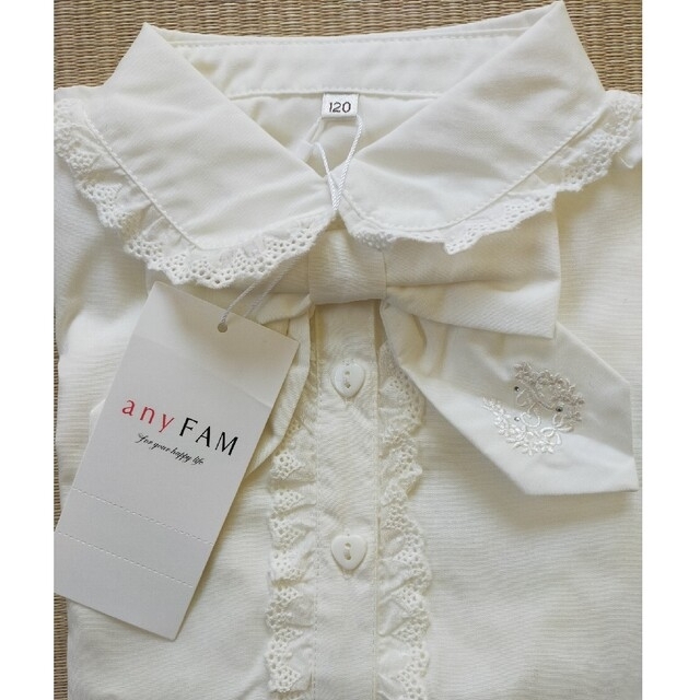 anyFAM(エニィファム)のanyFAM　長袖ブラウス 120 キッズ/ベビー/マタニティのキッズ服女の子用(90cm~)(ブラウス)の商品写真