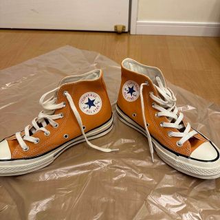 コンバース(CONVERSE)のUS コンバース　converse 新品　オレンジ　レア(スニーカー)