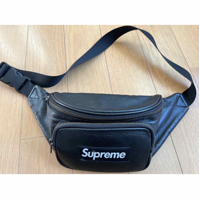 Supreme - Supreme leather waist bagの通販 by ドデカミン ...