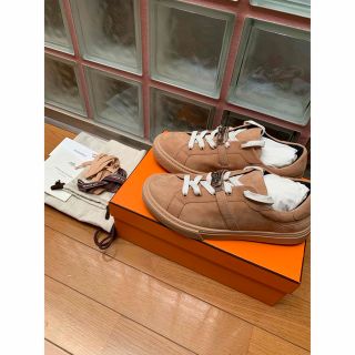 Hermes - エルメス スニーカー 新品未使用 38.5の通販 by りん