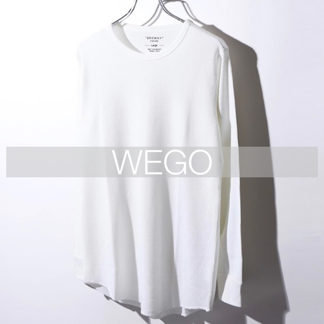 WEGO(ウィゴー)のWEGO/カラーロングワッフルカットソー メンズのトップス(Tシャツ/カットソー(七分/長袖))の商品写真