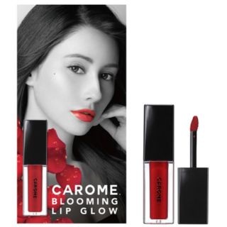 【新品】CAROME. BLOOMING LIP GLOW Deep Red(リップグロス)