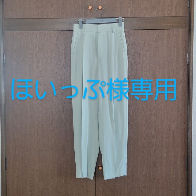 6(ROKU)GEORGETTE TUCK PANTS 2/パンツ