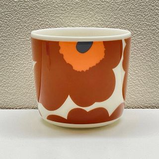 マリメッコ(marimekko)の廃番 ウニッコ ラテマグ 新品 未使用 マリメッコ ブラウン(食器)