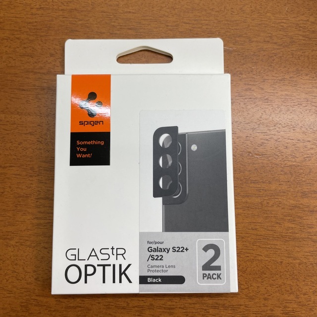 Spigen(シュピゲン)のSpigen Glas tR Optik Galaxy S22 と Plus用 スマホ/家電/カメラのスマホアクセサリー(保護フィルム)の商品写真