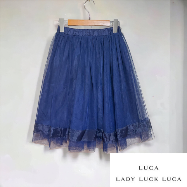 LUCA/LADY LUCK LUCA(ルカレディラックルカ)の最終値下げ ルカ レディラックルカ 新品 チュール スカート f レディースのスカート(ひざ丈スカート)の商品写真