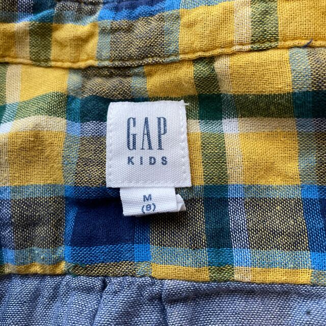 GAP(ギャップ)のGAP 長袖シャツ キッズM 約130cm キッズ/ベビー/マタニティのキッズ服男の子用(90cm~)(ブラウス)の商品写真