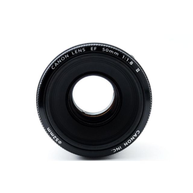 Canon(キヤノン)のCanon EF 50mm F1.8 II【元箱付】 スマホ/家電/カメラのカメラ(レンズ(単焦点))の商品写真
