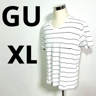 ジーユー(GU)のGU ジーユー　メンズ　Tシャツ　古着　XLサイズ(Tシャツ/カットソー(半袖/袖なし))