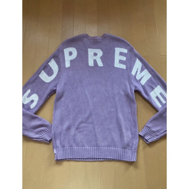 supreme back logo sweater シュプリーム ニット 1