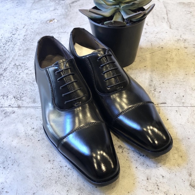 ANTONIO DUCATI(アントニオデュカティ)のANTONIO DUCATI 1640 メンズ　革靴　ビジネスシューズ　黒　25 メンズの靴/シューズ(ドレス/ビジネス)の商品写真