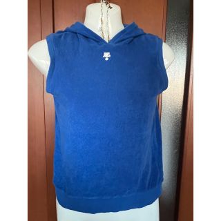 クレージュ(Courreges)のクレージュ  ノースリ　パーカー(カットソー(半袖/袖なし))