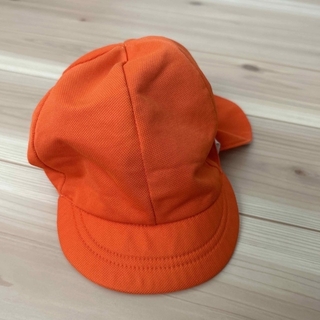 幼稚園　保育園　カラー帽子　オレンジ　FOOTMARK(帽子)