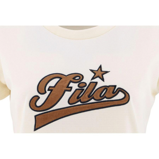 FILA(フィラ)の【新品】フィラ FILA テニスウェア レディース アップリケTシャツ スポーツ/アウトドアのテニス(ウェア)の商品写真