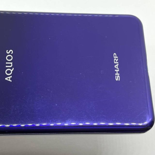 AQUOS sense4 plus SH-M16 simフリー パープル 美品 店長特典付き AQUOS sense4 plus SH-M16 simフリー パープル 美品 スマートフォン本体
