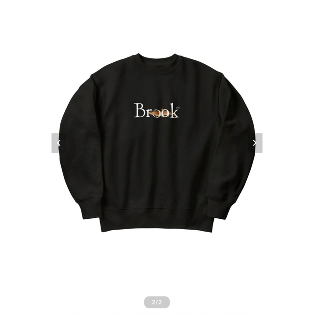 brook スウェット　黒　XL