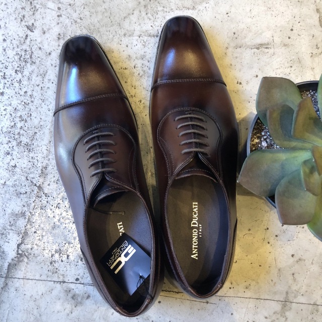 ANTONIO DUCATI(アントニオデュカティ)のANTONIO DUCATI 1640 メンズ　革靴　ビジネスシューズ　茶265 メンズの靴/シューズ(ドレス/ビジネス)の商品写真