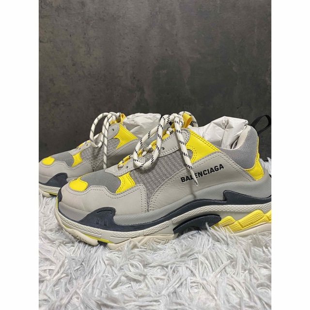 BALENCIAGA tripleS yellow gray 41