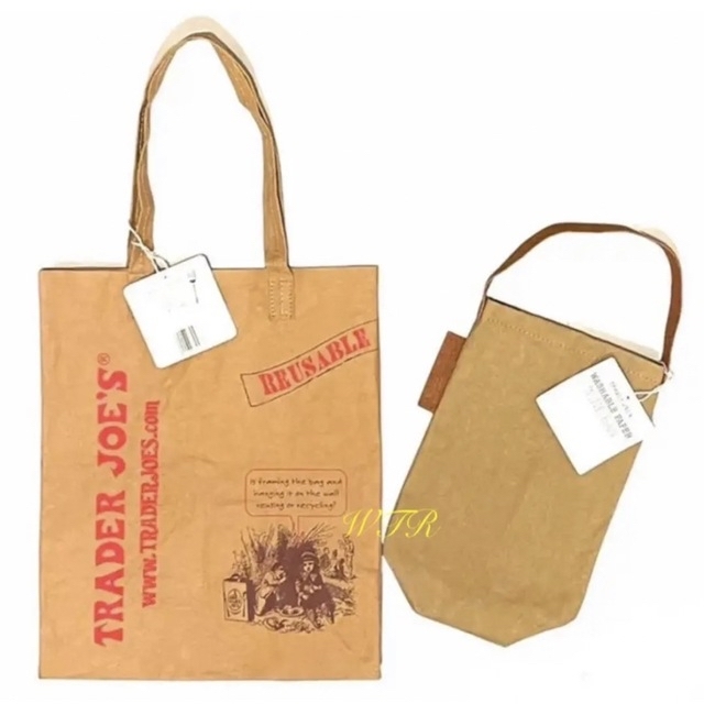 ◇ Trader Joe’s ウォッシャブル エコバッグ ワインバッグ 匿名配送 レディースのバッグ(エコバッグ)の商品写真