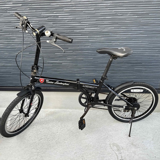 通常 1本タイプ ランボルギーニ 6段変速 シマノ 折り畳み 自転車