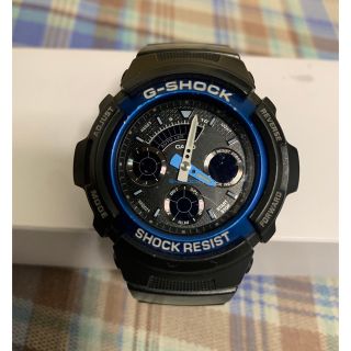 ジーショック(G-SHOCK)のG-Shock shockresist ブルー×ブラック(腕時計(デジタル))