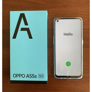 オッポ(OPPO)のOPPO OPPO A55s 5G グリーン (スマートフォン本体)