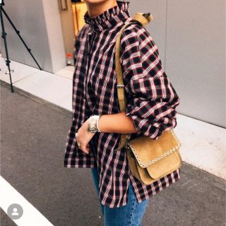 Isabel Marant - イザベルマランエトワール ブラウス 36 チェックの Isabel Marant - イザベルマランエトワール ブラウス 36 チェックの