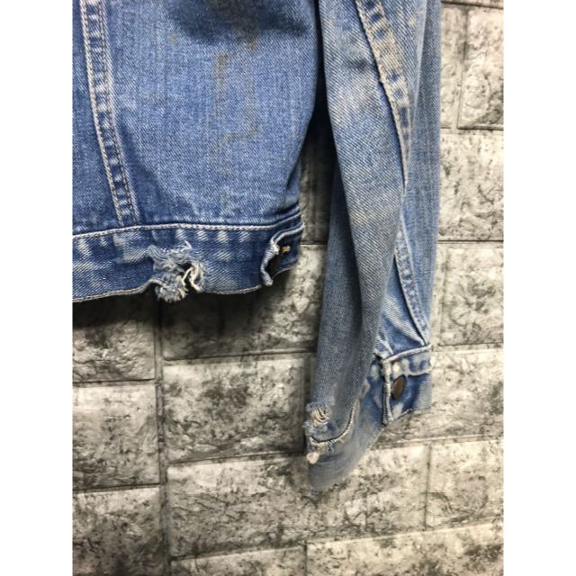 60s Wrangler 24MJZ ジッパー デニムジャケット 38 グリッパ