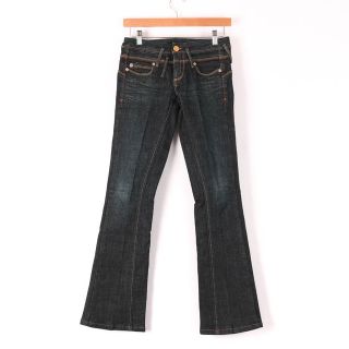 エドウィン(EDWIN)のエドウィン デニムパンツ ジーンズ ブーツカット フレアパンツ 日本製 ストレッチ ViENUS JEAN レディース 27×33サイズ ネイビー EDWIN(デニム/ジーンズ)