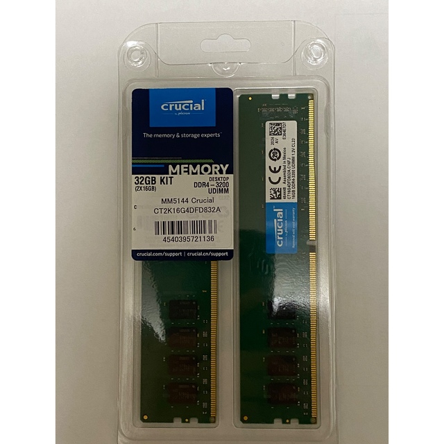 16GB DDR4-3200 SODIMM Crucial CT16G4SFS832A Equivalent Laptop Memory RAM