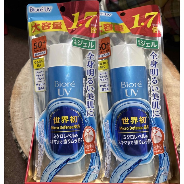 Biore(ビオレ)のビオレ UV アクアリッチ ウォータリージェル SPF50+ 大容量(155ml コスメ/美容のボディケア(日焼け止め/サンオイル)の商品写真