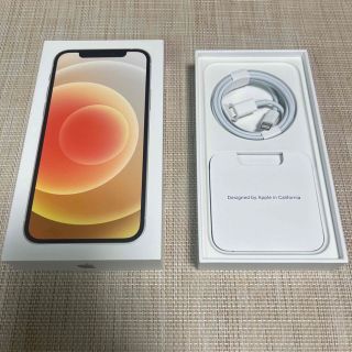 アイフォーン(iPhone)のiPhone12 （ホワイト）箱・充電器コード　のみ(iPhoneケース)