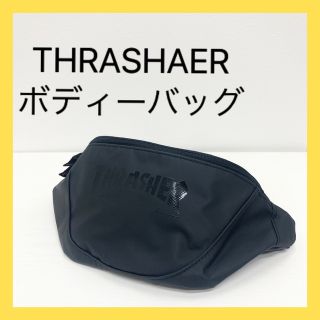 スラッシャー(THRASHER)の新品　THRASHAER ボディバッグ　黒　ブラック　ユニセックス(ボディーバッグ)